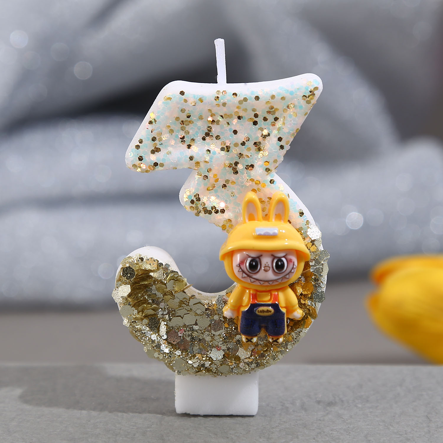 创意生日蛋糕卡通数字蜡烛蜡片