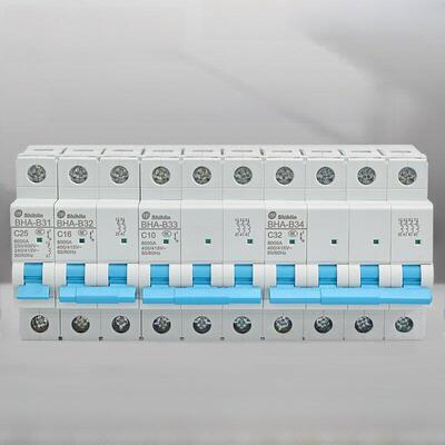 士林小型断路器BHA-B31 B32 B33 B34 1P/2P/3P/4P C D型空气开关
