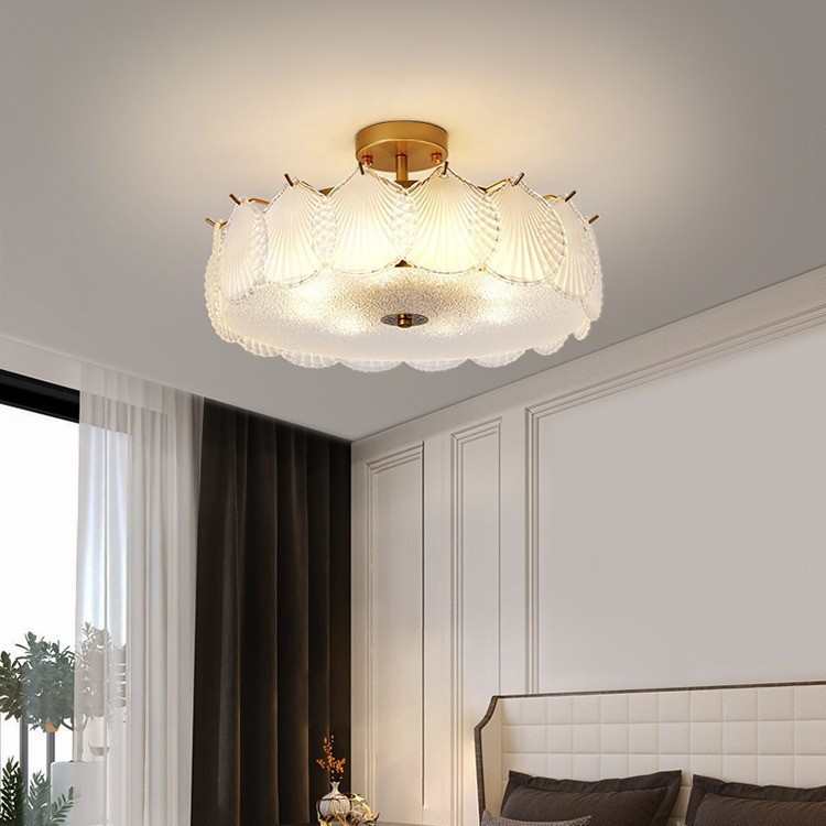 现代轻奢卧室吸顶灯超薄吸顶灯 现代卧室灯吸顶灯高级感