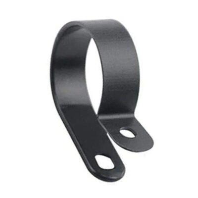 450 PCS Black Nylon Screw Wire Clips R-Type Cable Clip