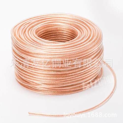 友亿铜业接地线 紫铜绞线 加塑铜绞线25平方