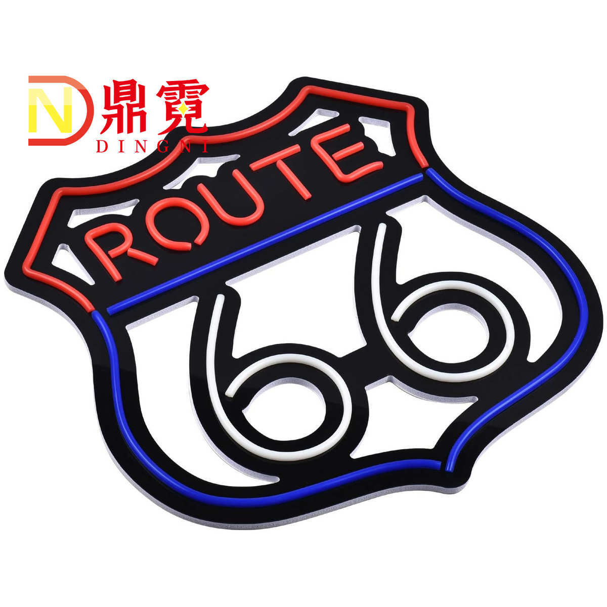 ROUTE 66LED霓虹炫彩ins创意广告牌派对网红霓虹灯爆款