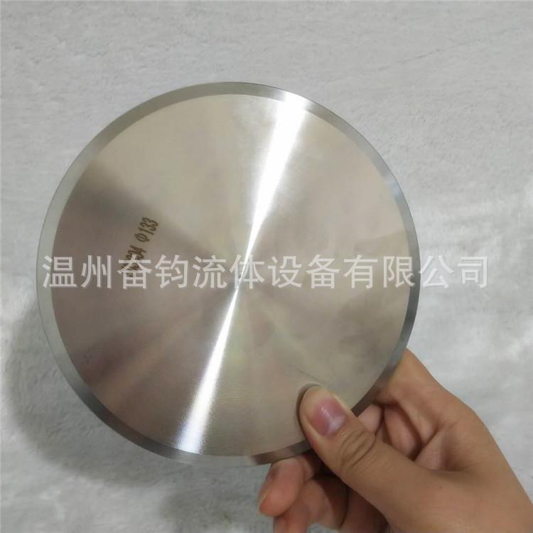 管大件304/316不钢卫生级快装盲板片箍管堵锈封头卡375盘卡接头