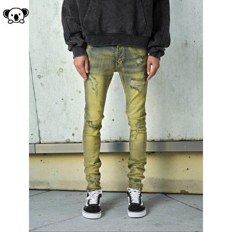 R 70516 Men Daily Wear Jeans Slim Fit All Seasons修身牛仔裤