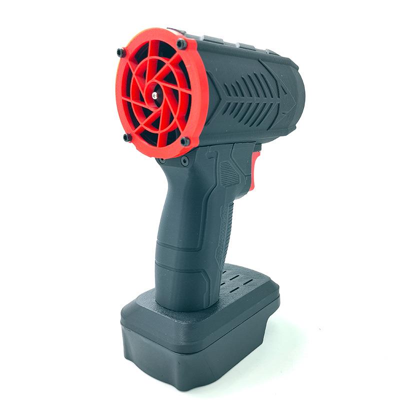 鱼骨HX50mmTurbo Fan跨境电机涡轮风扇兼容工具电池暴力风扇手持