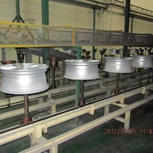 轮毂涂装流水线 环保喷涂设备厂家t粉末静电喷塑t工艺品喷涂设备