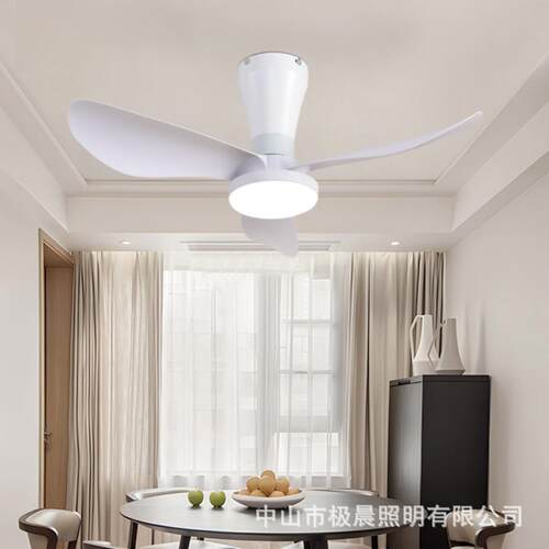 吸顶吊扇风扇灯卧室书房客厅餐厅家可卸拆风扇吊灯电轻奢410风庭