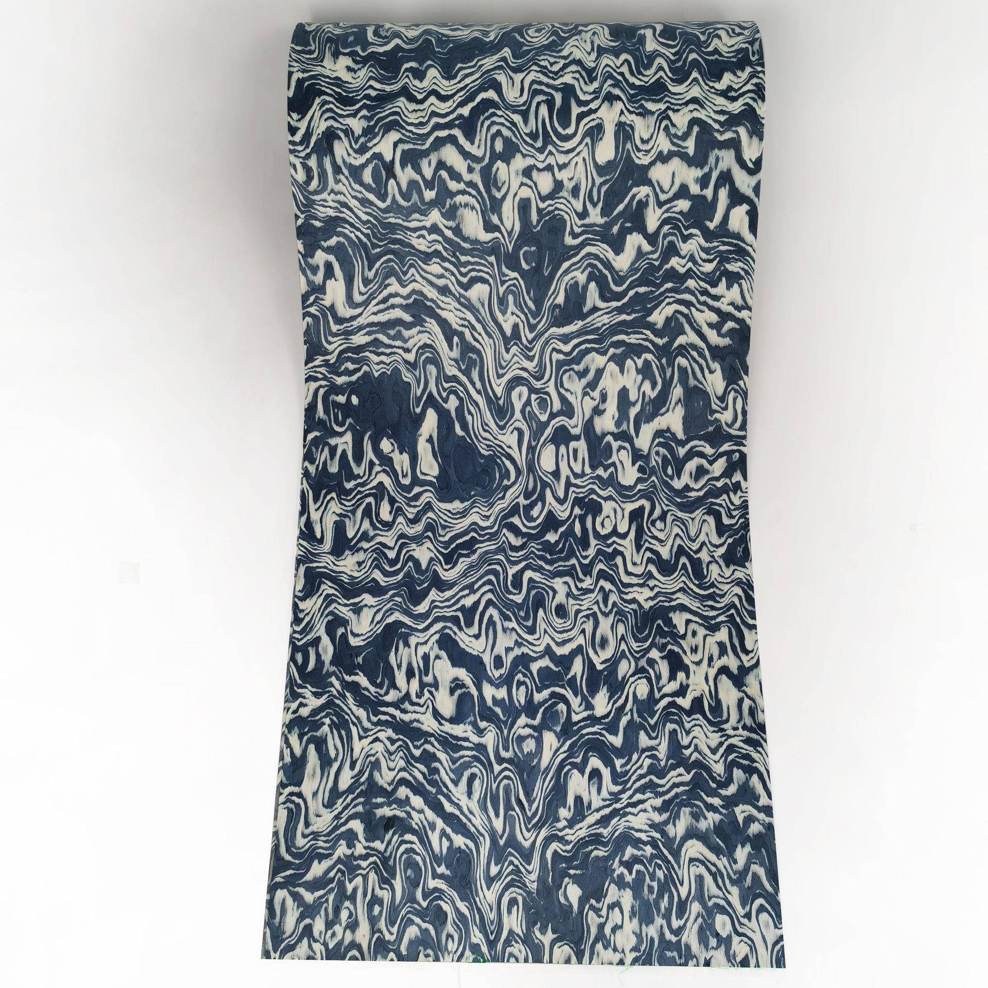 2424新品青花瓷树瘤实木木皮加宽贴面60*250家具乐器翻新厂家直销