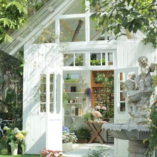 庭院花园玻璃花房户外防腐木小木屋凉亭别墅组装树屋可移动阳光房