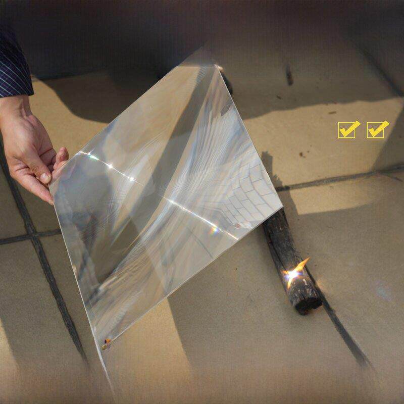 菲涅尔透镜太阳能聚光镜正方形300X300MM电脑屏幕放大镜LED透镜片