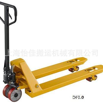 供应怡佳DF液压搬运车手动液压装卸车手动液压物流搬运车