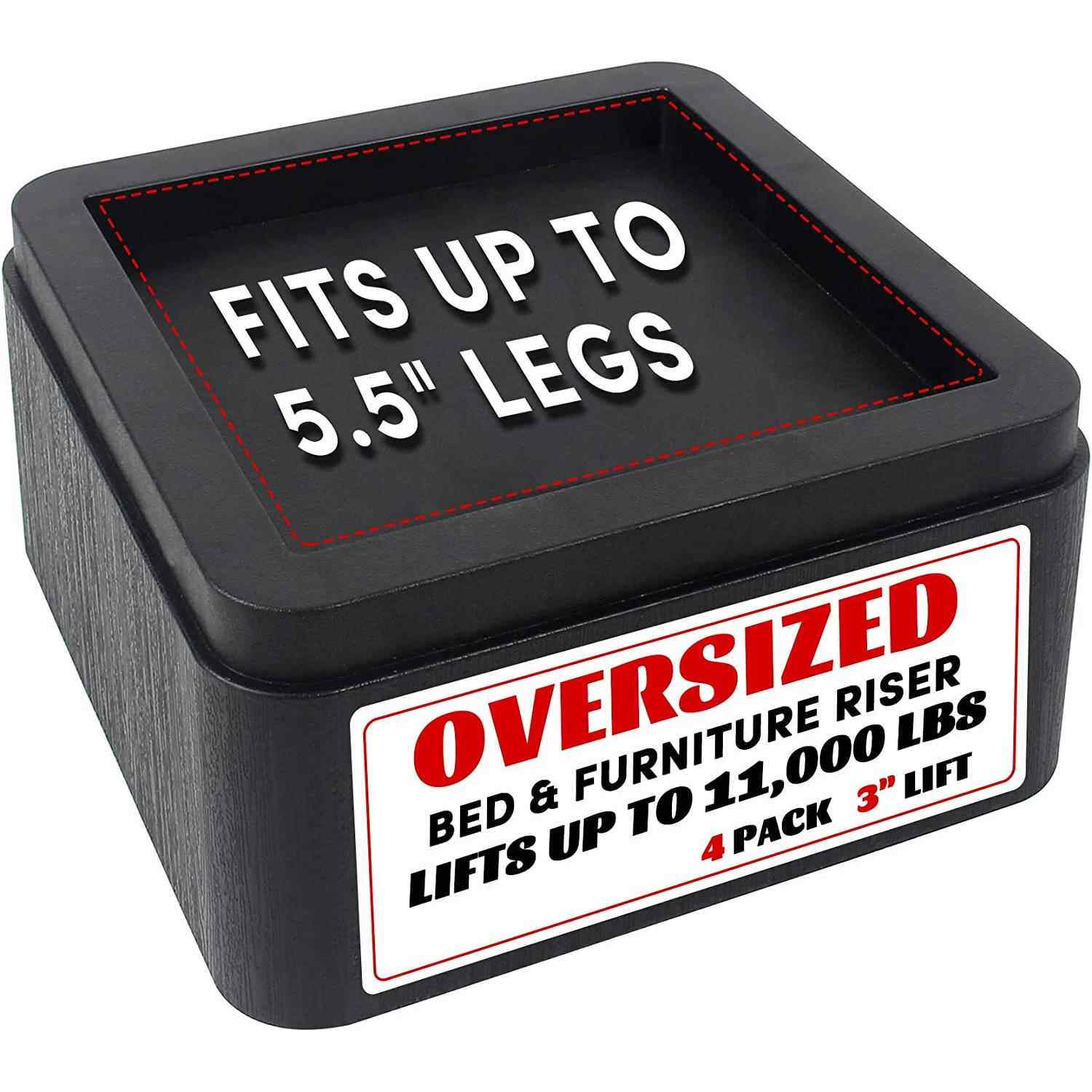 口子5.5英寸款增高3英寸床脚大沙发脚家具增高脚垫加大号尺寸上新
