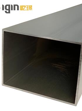 80mm宽铝方管屹璟幕墙现货销售铝合金扁管框架铝型材铝方通6063