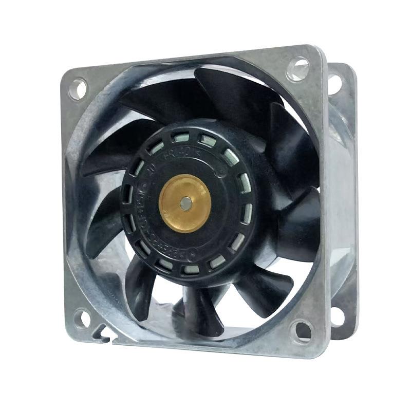 6025 12V 0.67A 滚珠6CM金属耐高温PWM调速电源机箱直流散热风扇
