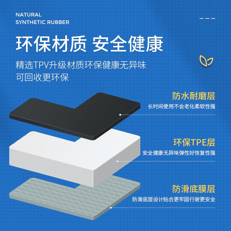 新款直销适用于丰田雷凌后备箱垫汽车内饰改装件TPE防水耐磨垫雷