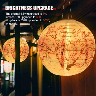 Solar Powered Cherry Blossom Lights 30cm Chinese
