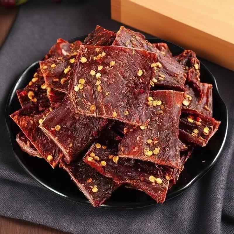 新疆包邮高原特产云南牦牛肉干香辣五香丽江雪山风干手撕干礼盒送