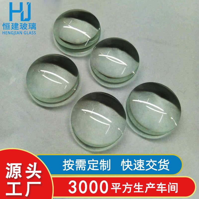 加工玻璃透镜倍玻璃镜片手电筒玻璃透镜片各种光学玻璃凸透镜