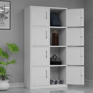 需定制8门收纳柜员工更衣柜宿舍工厂换衣间学生宿舍钢制铁皮柜置