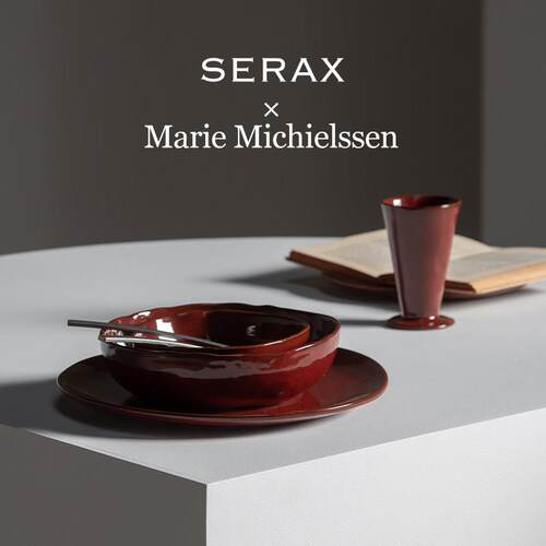 比利时Serax LA MERE覆古餐具陶瓷家用米饭碗高脚深盘西餐盘圆盘