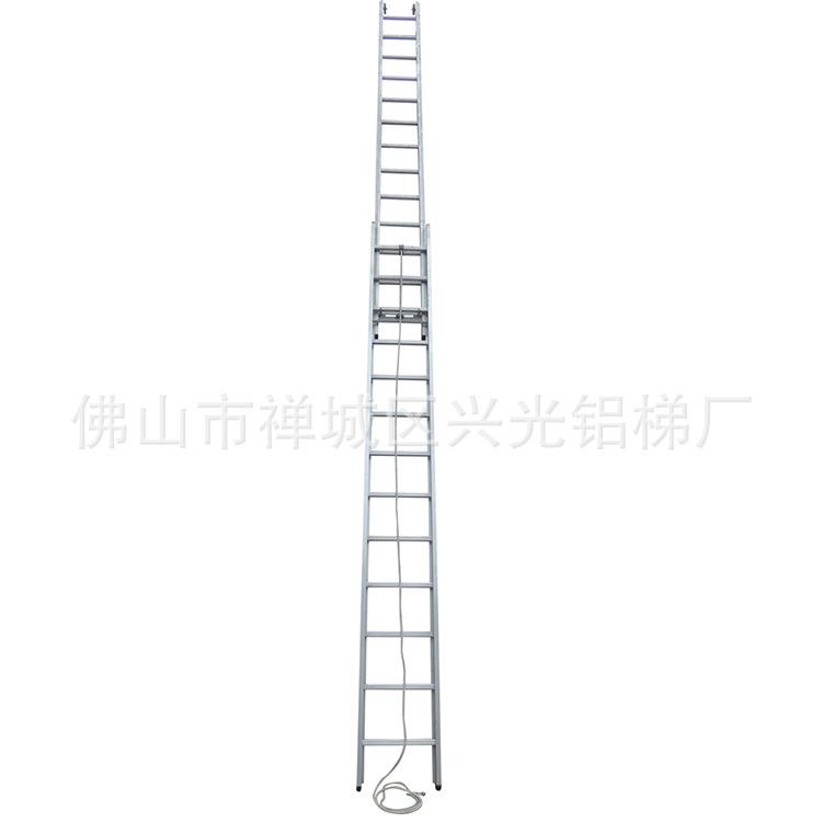 XINGON铝合金伸缩梯消防梯云梯升降工程梯加厚折叠梯12米特厚拉伸