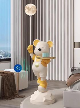 创意网红特大暴号居力摆件熊客厅电视柜大型落地装饰品乔迁新6028