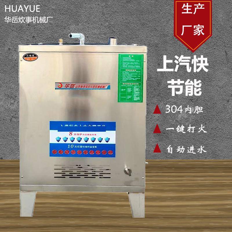 燃气蒸汽发生器商用不锈钢锅炉做豆腐蒸包子50排蒸汽机节能立式