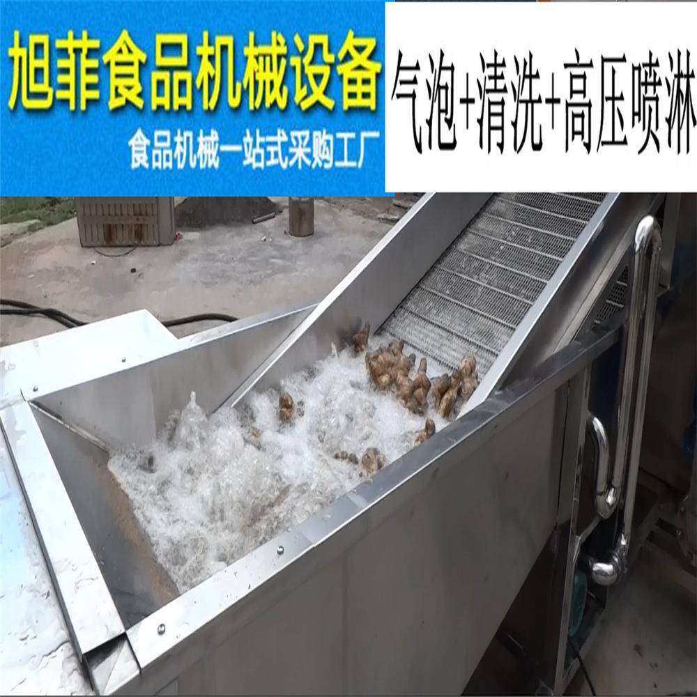 洗姜机生姜清洗喷淋设备大姜清洗