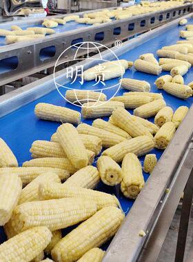 鲜食玉米生产线 玉米粒清洗蒸煮设备 即食甜糯玉米加工机械
