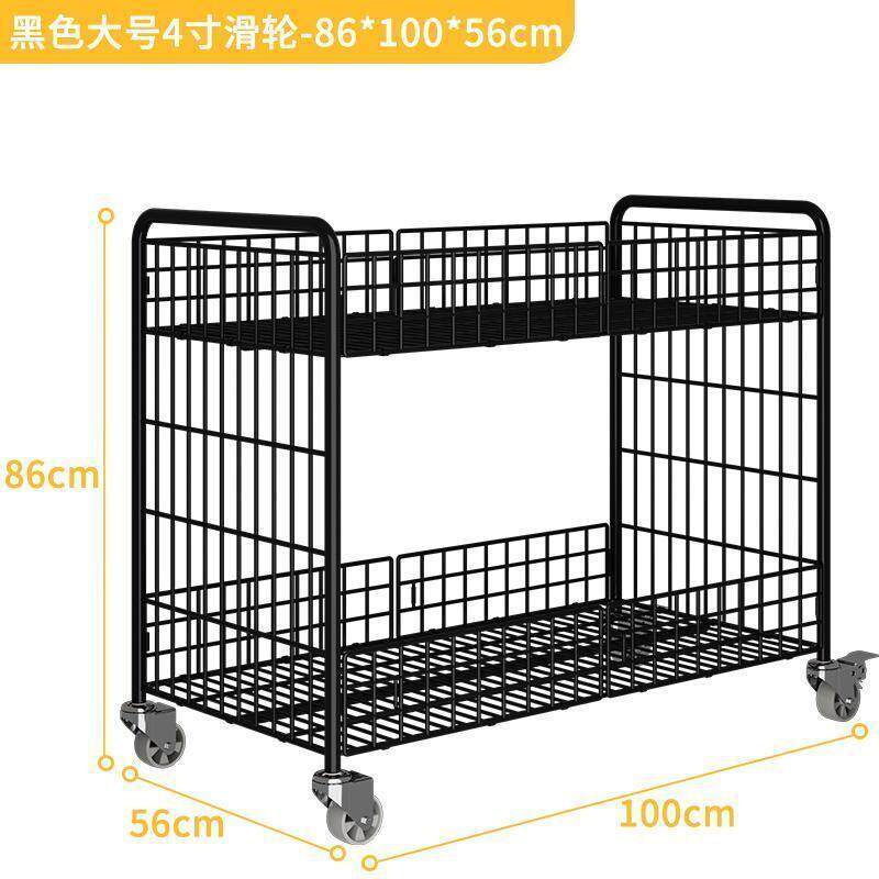 手推车摆摊专用摆摊小推车可折叠地摊冰粉花车寿司展示架夜市移动