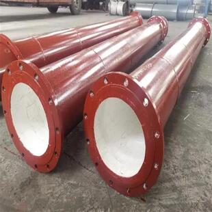 双套管易焊接耐磨陶瓷钢管材质坚固使用寿命长陶瓷内衬钢管