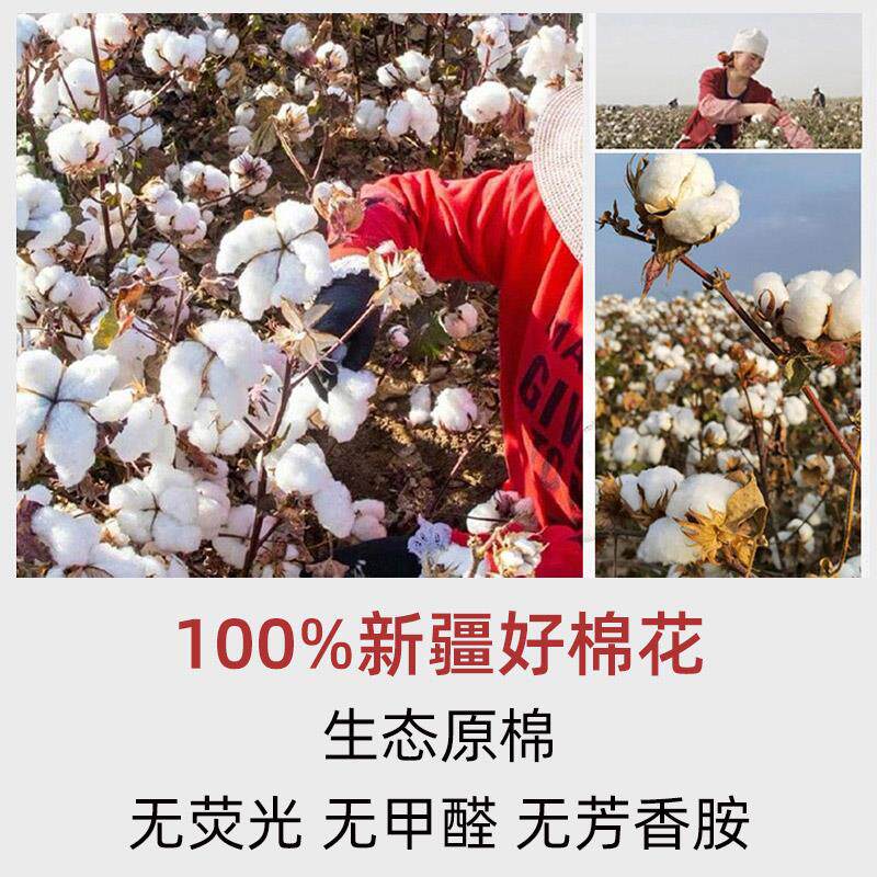 纯棉花被QJ-B1被子手工棉絮学全棉保暖生盖被新疆棉花冬被芯春秋