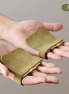 健身手套引体向上握力带男四指健身护掌单杠辅助手套女训练装备潮