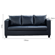 Longxu nội thất văn phòng sofa văn phòng bàn cà phê nhóm 5 sofa văn phòng phòng khách sofa tiếp khách sofa đen - Nội thất văn phòng