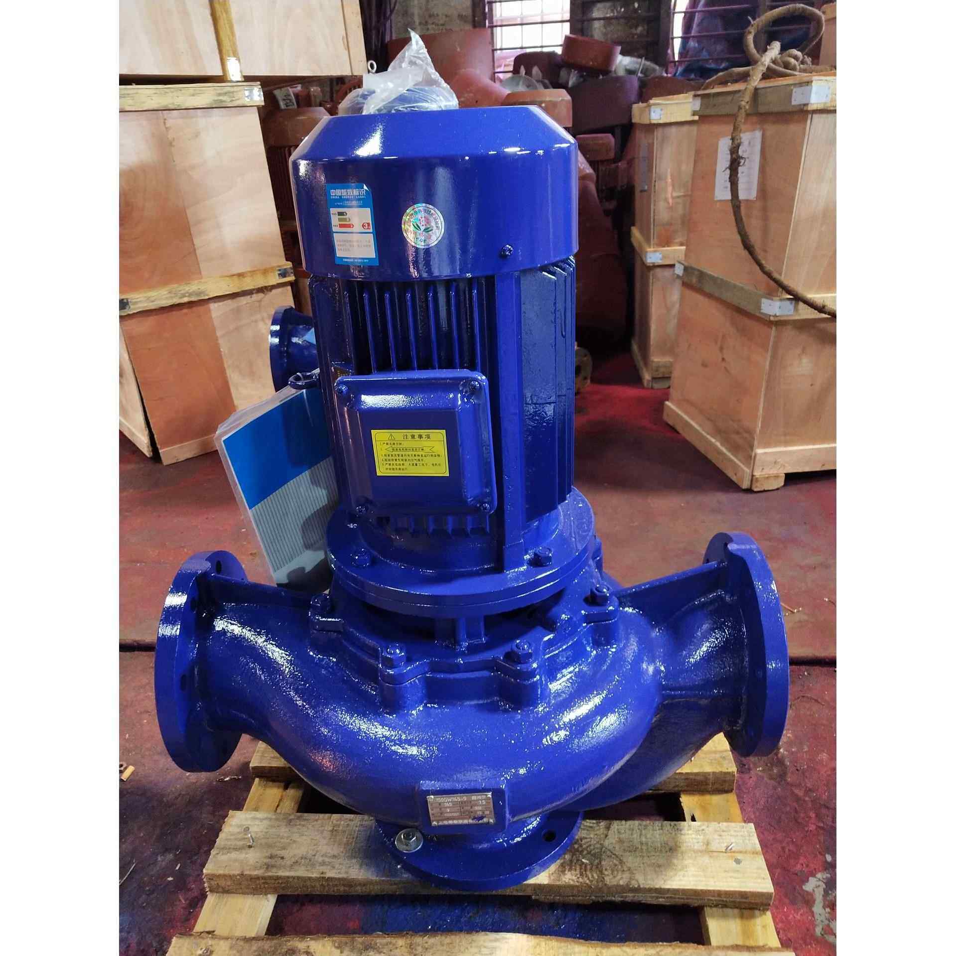 A沂洺ISG100-500I管道离心泵增压泵化工泵清热水泵ISGB/IHGB