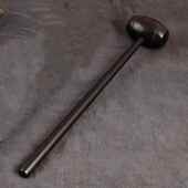 新款 紫光檀乌木质按锤红木锤足底经络养保健棒酸敲背锤痛摩穴生位