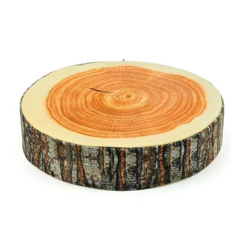 wood shape sponge round chair sofa cushion long pillow pile图片