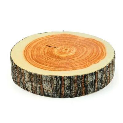 wood shape sponge round chair sofa cushion long pillow pile