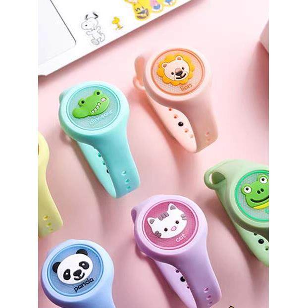 防蚊手环儿童驱蚊手环防叮咬手链户外随身驱蚊子睡眠发光手镯手表