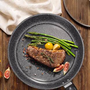 frying pan domestic fry stick steak egg non