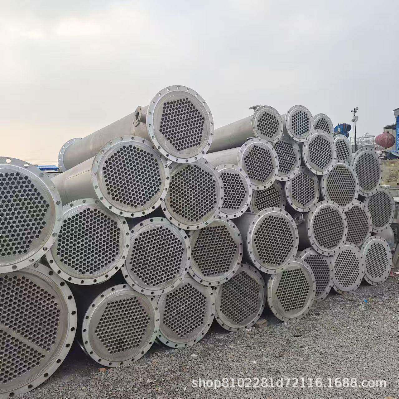 不锈钢列管无缝冷凝器食品厂冷却器液压油水冷换热器列管式冷却器