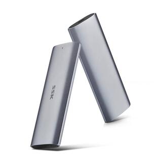 SSK飚王m.2硬盘盒nvme/sata转usb3.1双协议通用台式电脑笔记本