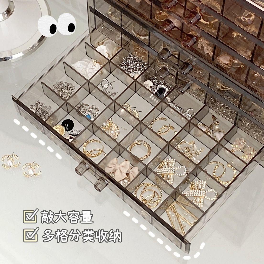 首饰收纳手饰耳环项链耳针首饰箱