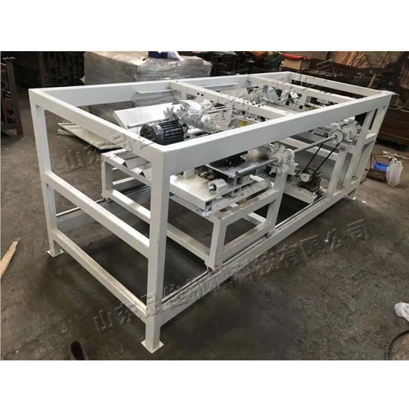 全头自动杆木棒开牙牙机 电动pj-kyj15液压拖把圆机 扫把杆圆棒齐