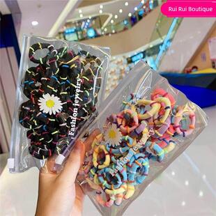 橡皮筋 50个发带 配件 发绳 绳 头圈