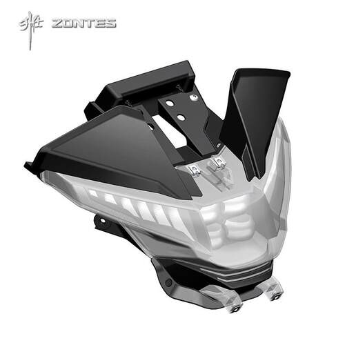 升仕ZT310/350-T1 T2 ZT300T拉力机车前大灯前照灯座灯左右头罩