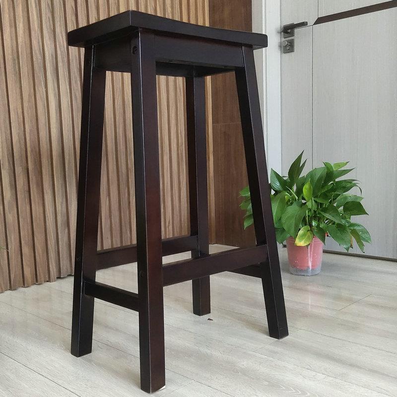 北欧吧台椅高脚凳酒吧咖啡厅吧椅奶茶休闲吧高凳手机凳子实木吧凳