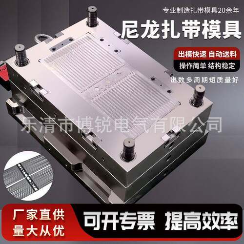 乐清博锐供应尼龙扎带模具专业生产膨胀管模具防水电缆接头模具