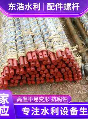 厂家生产启闭机闸门螺杆式启闭机配件梅花孔摇把螺杆规格多样