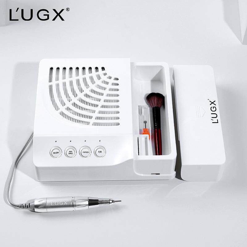 LUGX跨境美甲打磨机吸尘器二合一多功能美甲工具卸甲吸粉尘一体机